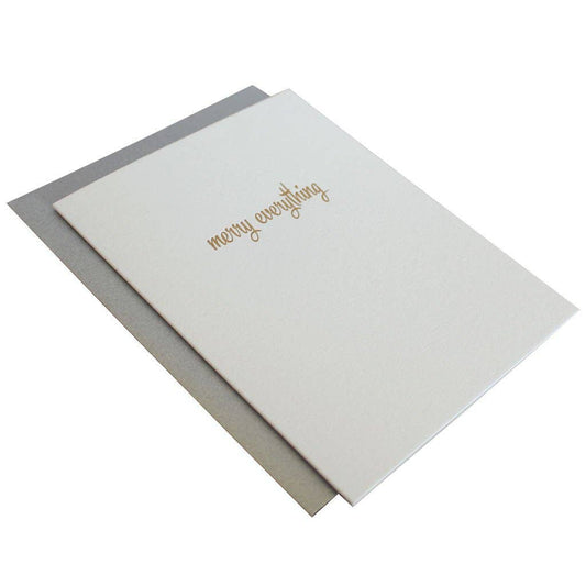 Chez Gagné - Merry Everything Gold Foil Card