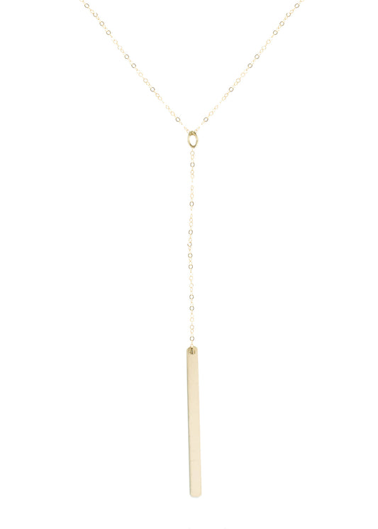 TSH Jewelry - Y Necklace - Gold