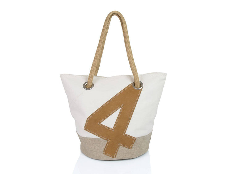 Sandy Handbag Dacron Linen & Leather  #4