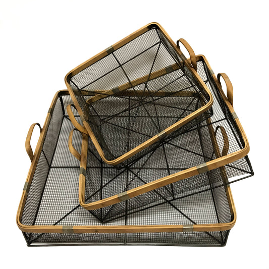 Square Herb Drying Wire Basket