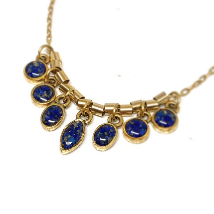 Hadas Kol Collection - Lapis Lazuli mini 7 stones Necklace