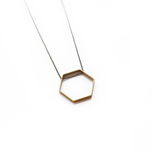 Larissa Loden Jewelry  - Horizon Hexagon Necklace