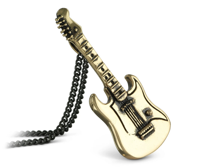 Guitar Necklace - Bronze
