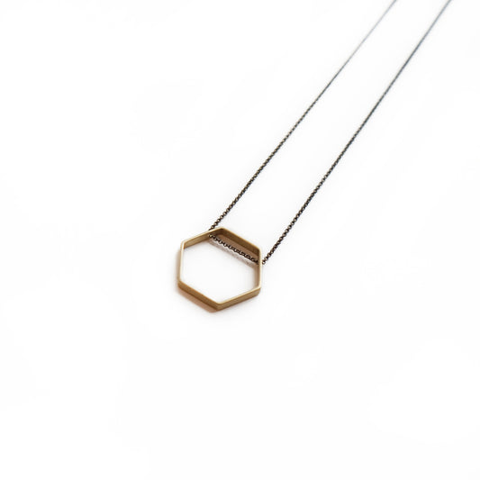 Larissa Loden Jewelry  - Horizon Hexagon Necklace