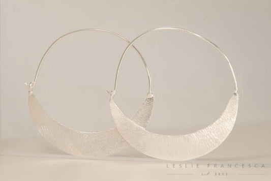 Leslie Francesca Designs - Thin Metal Hoops