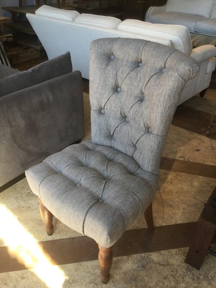 Beverly Sidechair - Linen Grey