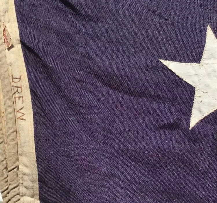 46 Star Vintage American Flag