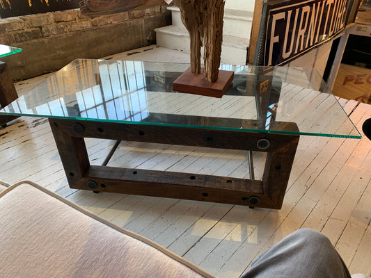 Teddy Coffee Table with Glass