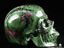 Ruby Zoisite Carved Crystal Skull