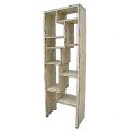 Open Display Unit-Crackled White