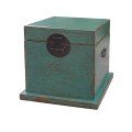 End Table Trunk-Turquoise