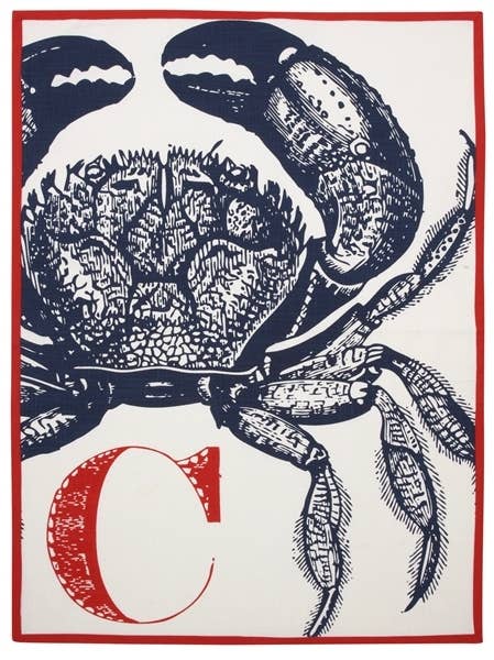 THOMASPAUL - C Crab Tea Towel