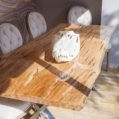 Locally Crafted Dining Table - Spalted Maple