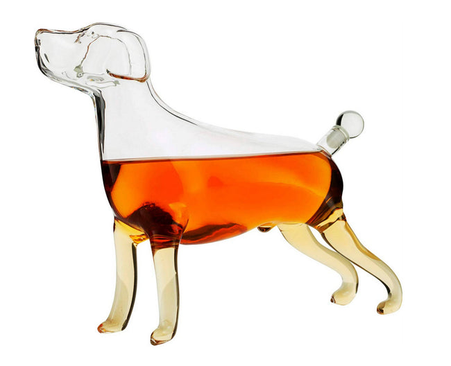 Labrador Dog Animal Whiskey and Wine Decanter