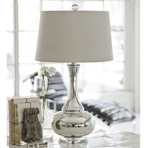 Mercury Glass Guord Lamp