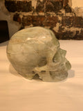 Jade Carved Crystal Skull